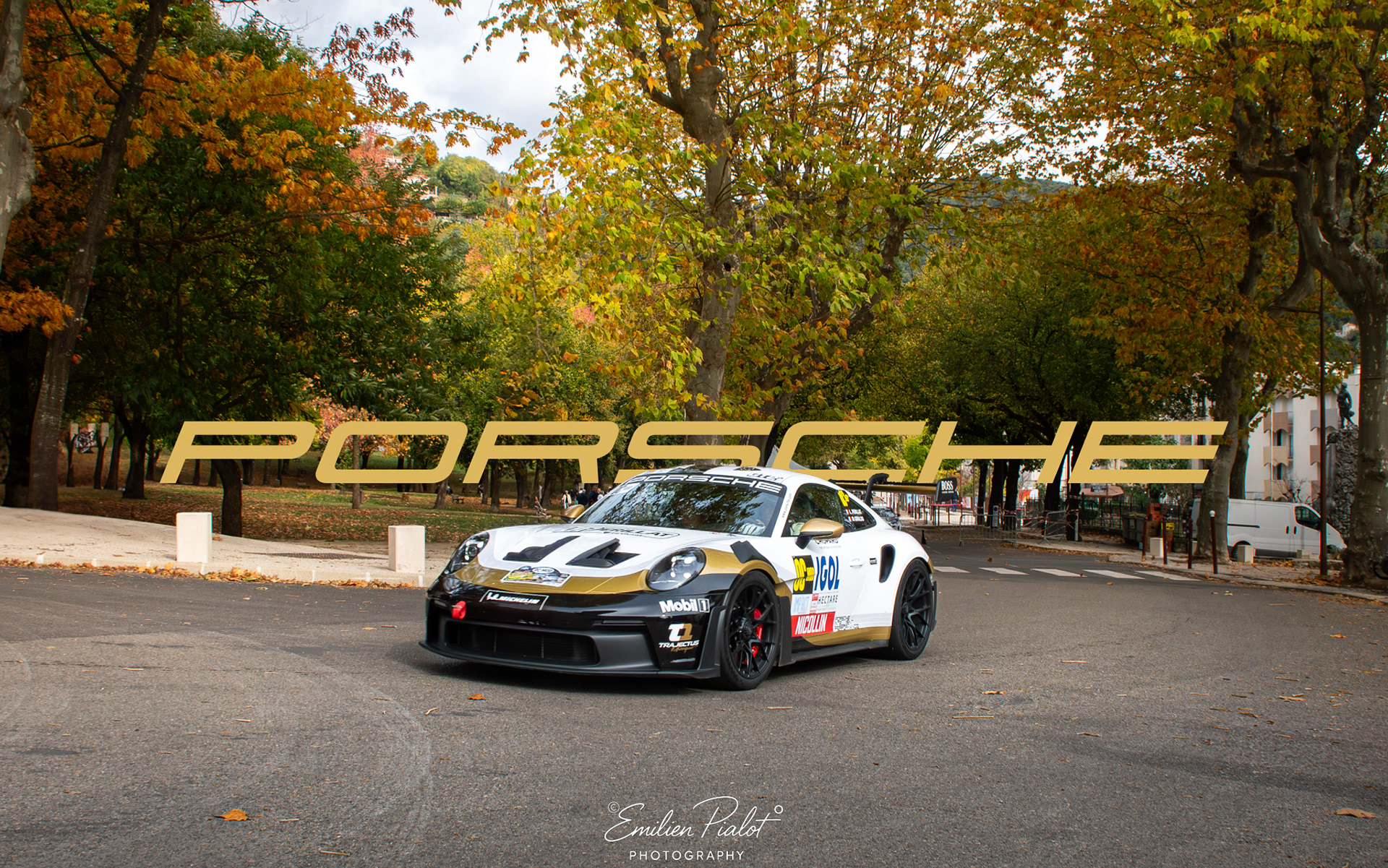 Porsche 911 en configuration rallye