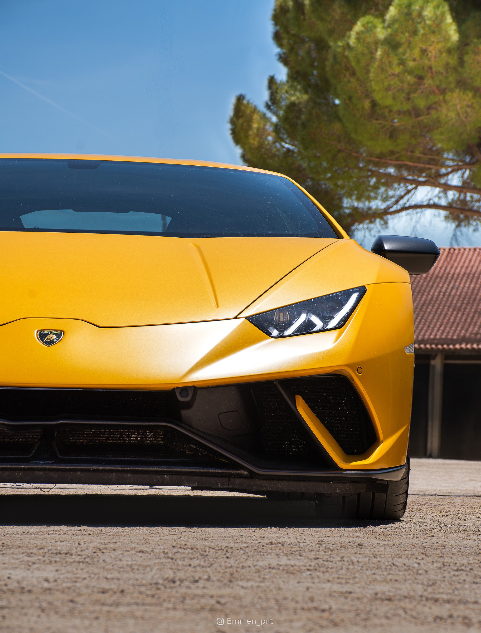 Lamborghini Huracán Performante, vue de 3/4 avant